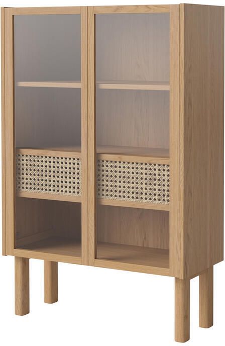 Bolia Cana Vitrinekast Laag Geolied Eiken