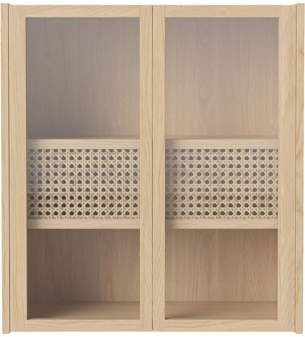 Bolia Cana Wandkast Laag Witgepigmenteerd Geolied Eiken