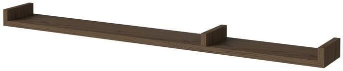 Bolia Display Wandplank B 120 cm Asymmetrisch Rechts Donker Eiken