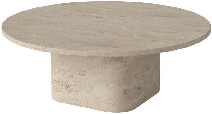 Bolia Eida Salontafel H 32 x Ø 90 cm Travertijn