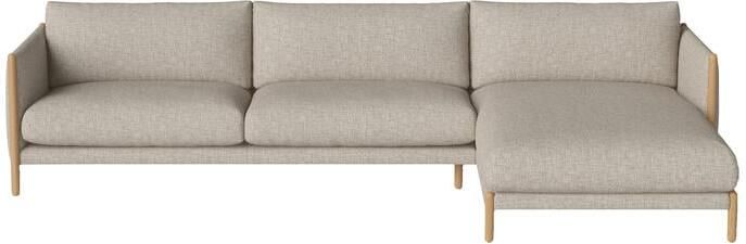 Bolia Hayden Hoekbank met Chaise Longue Rechts Dark Beige