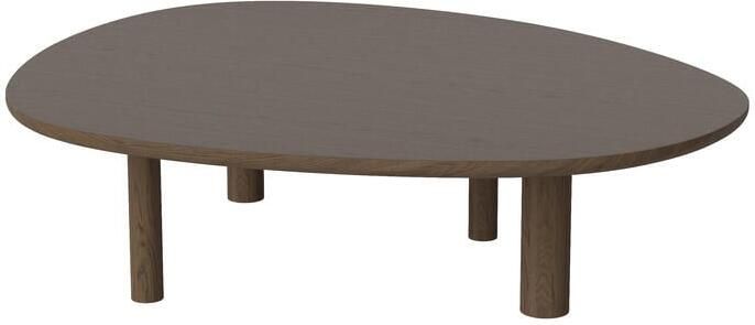 Bolia Latch Salontafel B 148 x D 128 cm Witgepigmenteerd Geolied Eiken
