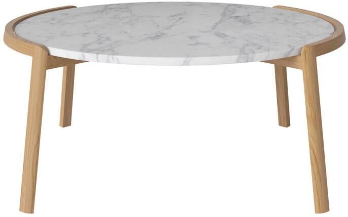 Bolia Mix Salontafel Large Wit Marmer Geolied Eiken
