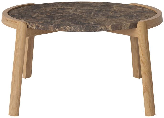 Bolia Mix Salontafel Medium Bruin Marmer Geolied Eiken