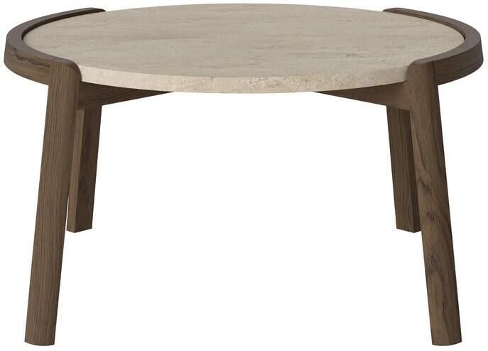 Bolia Mix Salontafel Medium Sand Travertijn Donker Geolied Eiken