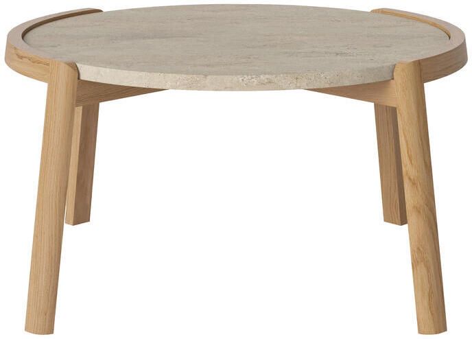 Bolia Mix Salontafel Medium Sand Travertijn Geolied Eiken