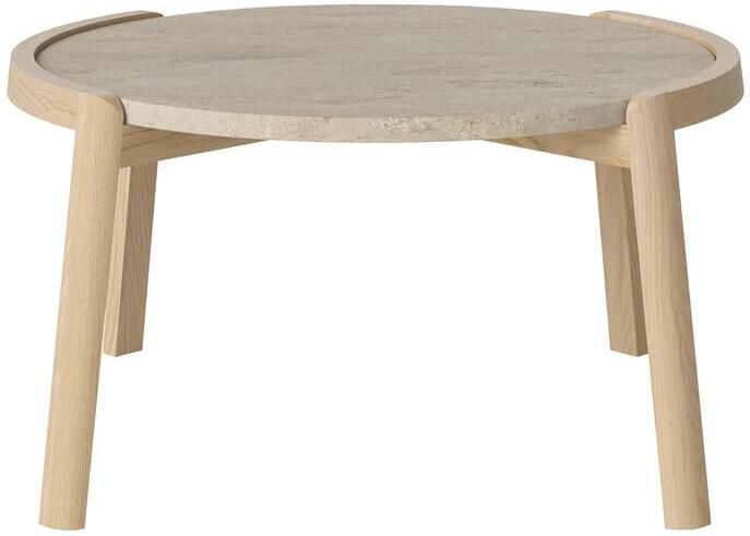 Bolia Mix Salontafel Medium Sand Travertijn Witgepigmenteerd Geolied Eiken