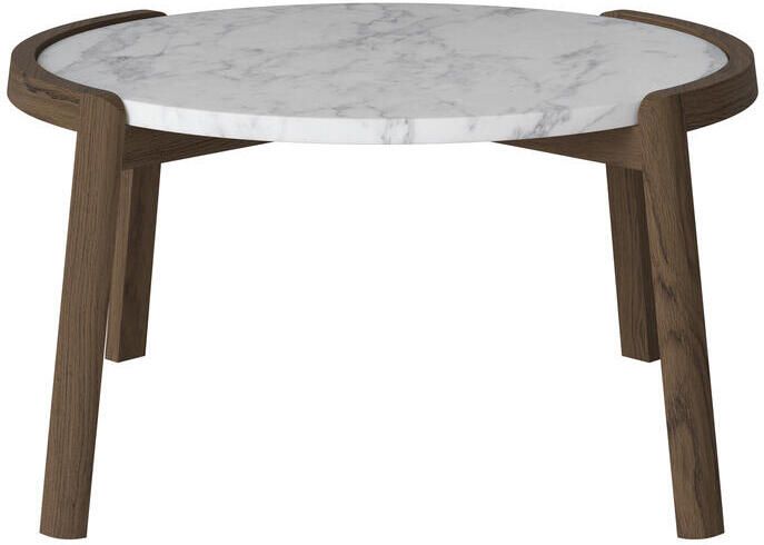 Bolia Mix Salontafel Medium Wit Marmer Donker Geolied Eiken