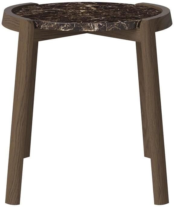 Bolia Mix Salontafel Small Bruin Marmer Donker Geolied Eiken