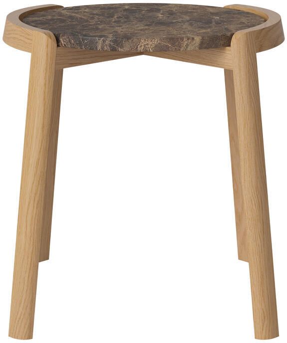 Bolia Mix Salontafel Small Bruin Marmer Geolied Eiken