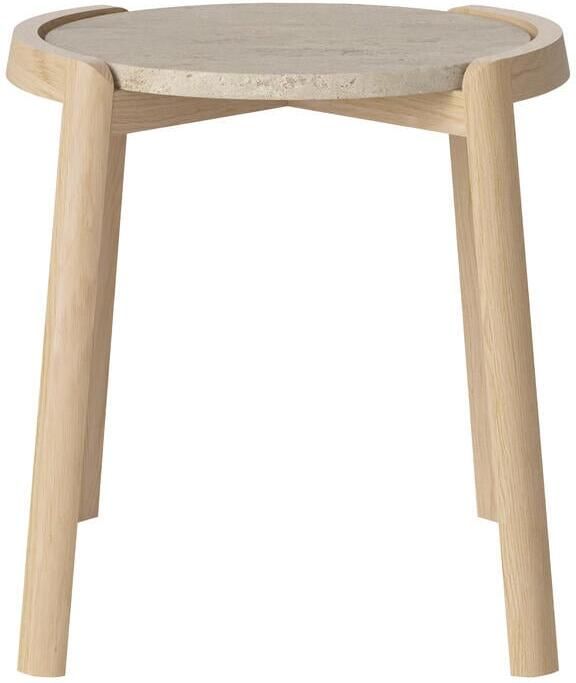 Bolia Mix Salontafel Small Sand Travertijn Witgepigmenteerd Geolied Eiken