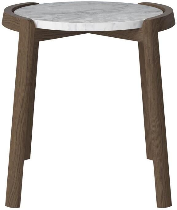 Bolia Mix Salontafel Small Wit Marmer Donker Geolied Eiken
