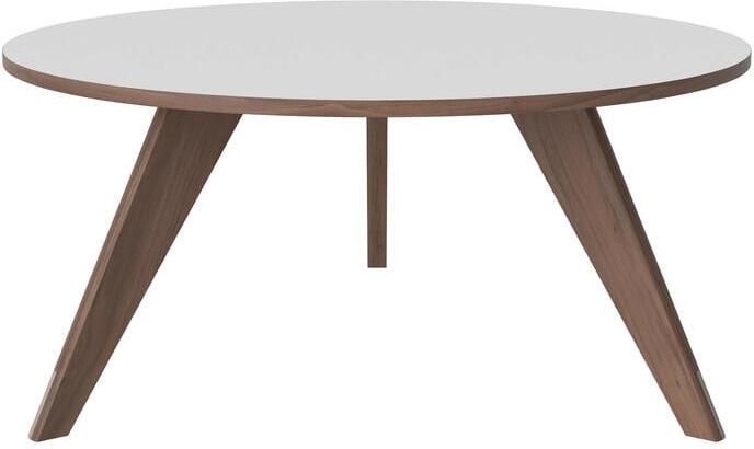 Bolia New Mood Salontafel Geolied Eiken Ø 90 cm Wit Laminaat