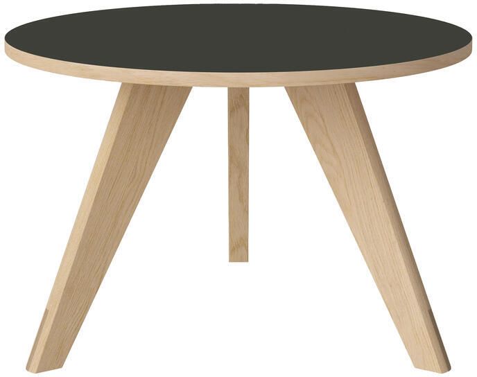 Bolia New Mood Salontafel Witgepigmenteerd Geolied Eiken Ø 60 cm Grijs