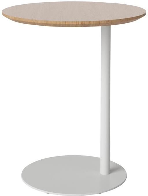 Bolia Pillar Bijzettafel Geolied Eiken Grijs Staal