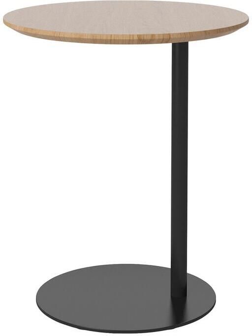 Bolia Pillar Bijzettafel Geolied Eiken Zwart Staal