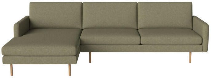 Bolia Scandinavia Remix Hoekbank met Chaise Longue Links Green