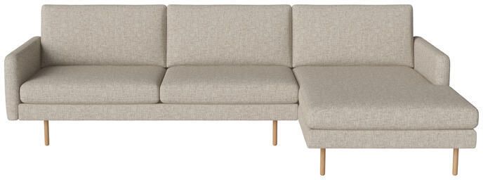 Bolia Scandinavia Remix Hoekbank met Chaise Longue Rechts Dark Beige