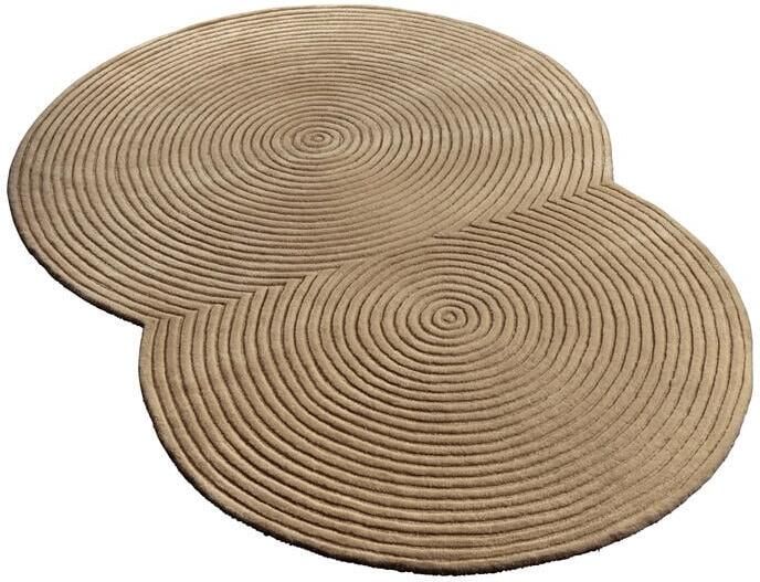 Bolia Zen Vloerkleed 134 x 190 cm Rounded Dark Beige