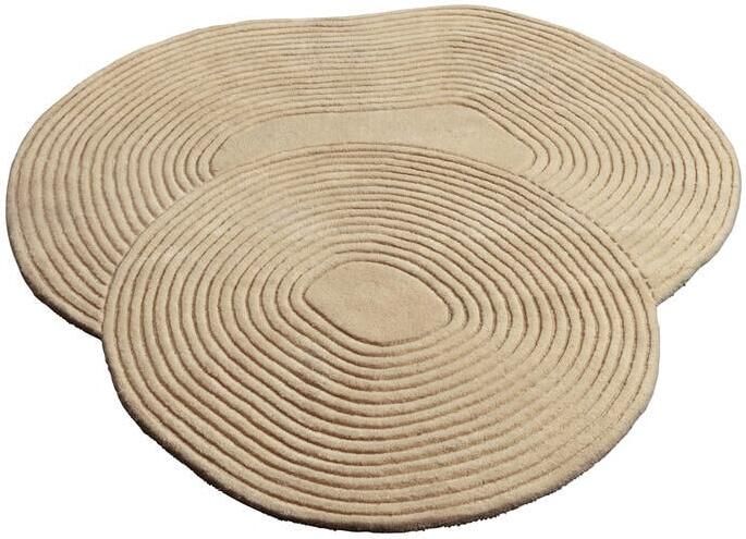 Bolia Zen Vloerkleed 140 x 145 cm Shaped Beige