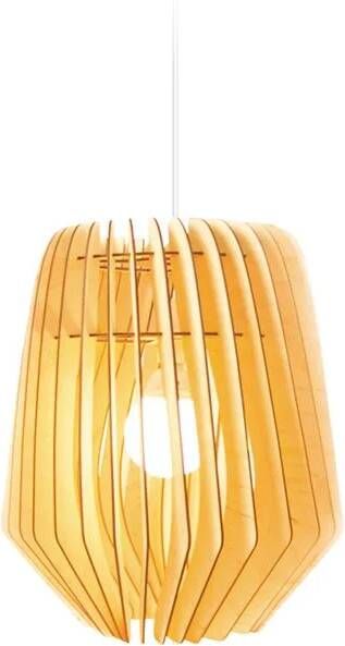 Bomerango Spin L houten hanglamp large met koordset wit Ø 50 cm - Foto 1