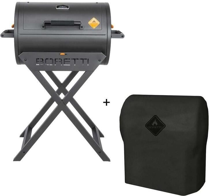 Boretti Fratello houtskoolbarbecue 2.0 incl. beschermhoes