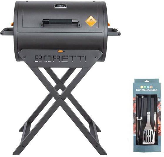 Boretti Fratello houtskoolbarbecue 2.0 incl. gereedschapsset - Foto 1