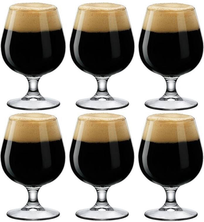 Bormioli Rocco Bierglazen 6 stuks bokbier glazen 530 ml