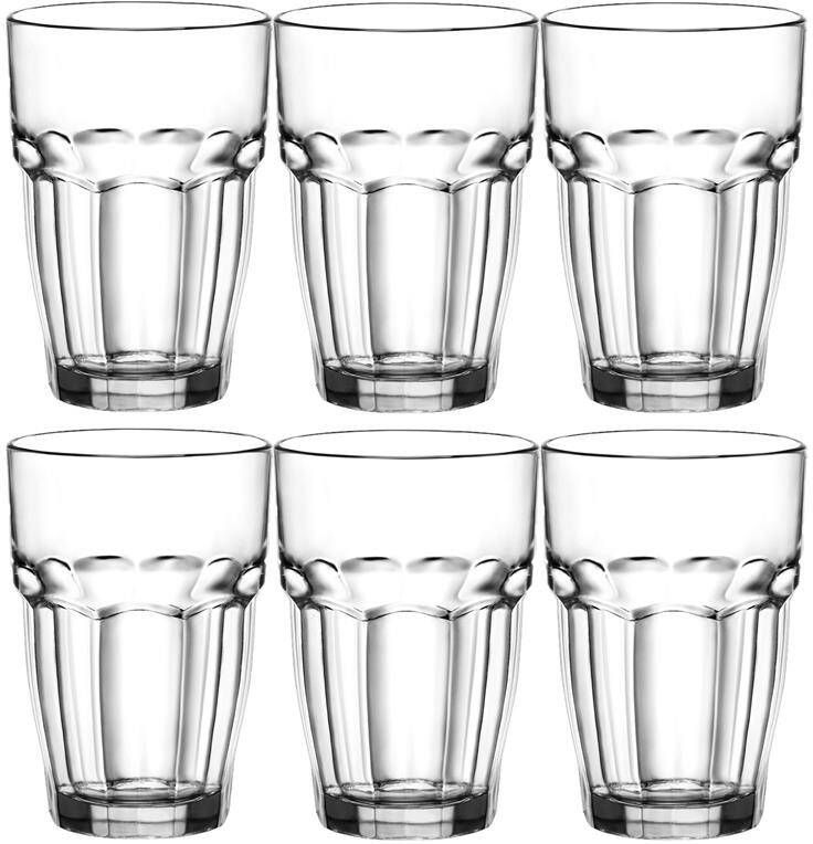 Bormioli Rocco Drinkglazen tumbler 6 stuks glas 360 ml