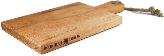 Bowls and Dishes Set van 2 Puur Hout | Beuken Serveerplank 49 cm