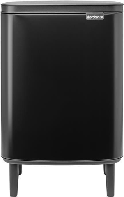 Brabantia Bo Hi Afvalemmer 12 L Matt Black