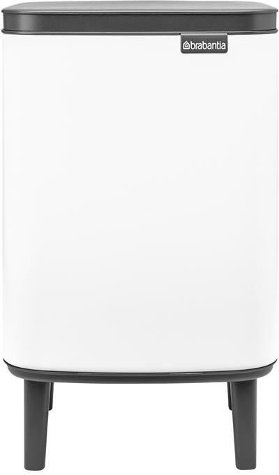 Brabantia Bo Hi Afvalemmer 7 L White
