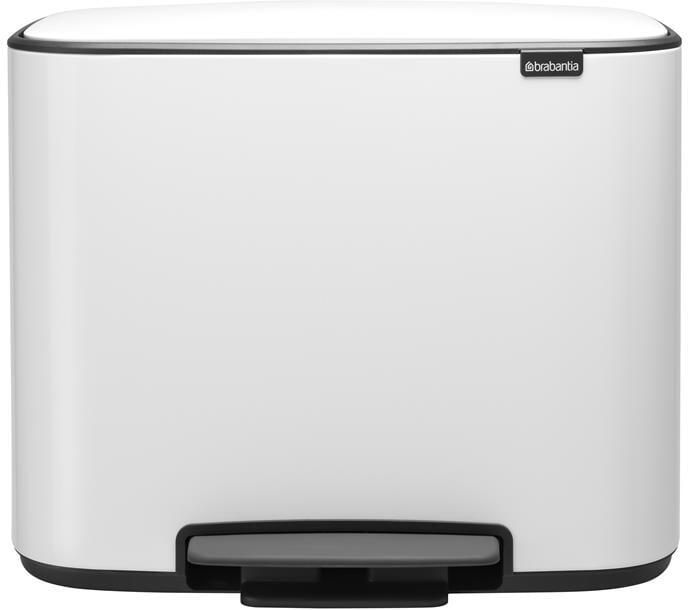 Brabantia Bo Pedaalemmer 3 x 11 L Wit
