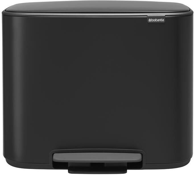 Brabantia Bo Pedaalemmer 3 x 11 L Zwart
