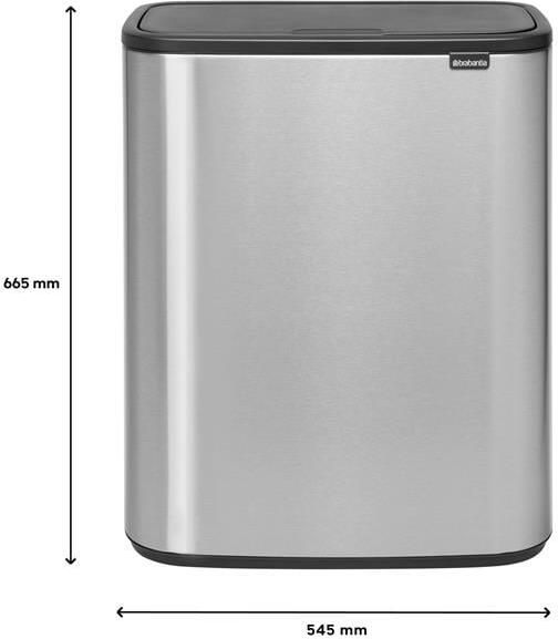Brabantia Bo Touch Bin 60 Liter Vingerafdrukvrij