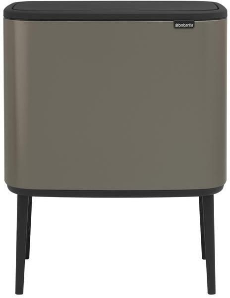 Brabantia Bo Touch Bin Afvalemmer 11 + 23 L Platinum