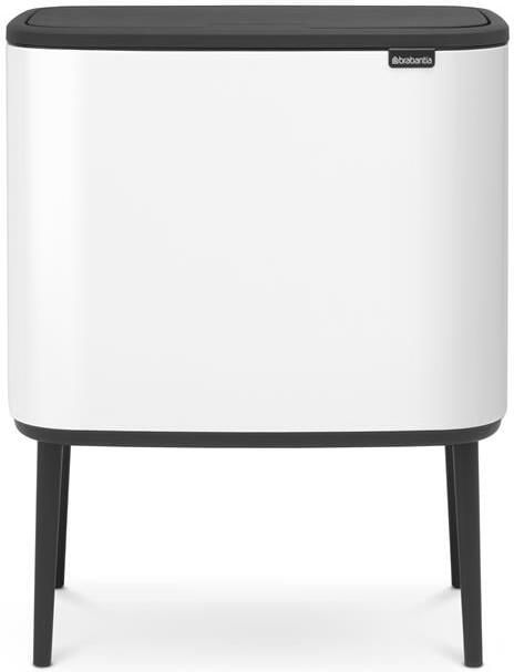 Brabantia Bo Touch Bin Afvalemmer 11 + 23 L Wit