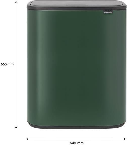 Brabantia Bo Touch Bin 2 x 30 L Pine Green