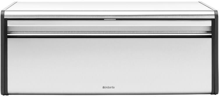 Brabantia Broodtrommel met klepdeksel Matt Steel
