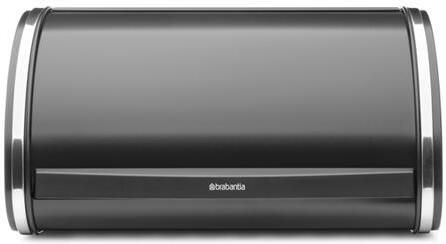 Brabantia Broodtrommel met schuifdeksel medium Matt Black