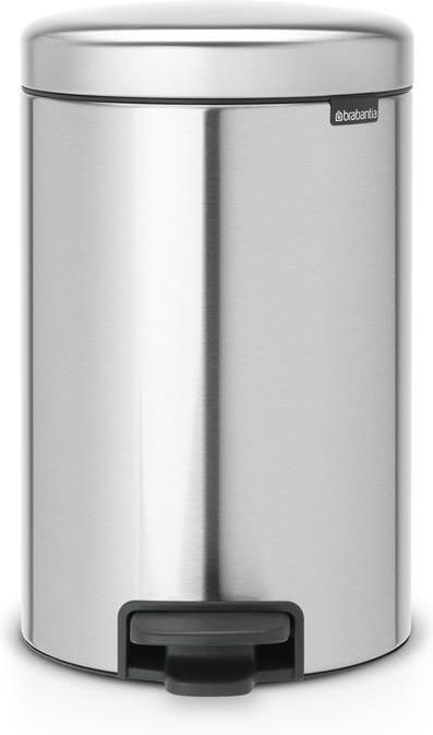 Brabantia NewIcon Pedaalemmer 12 L Vingerafdrukvrij Matt Steel