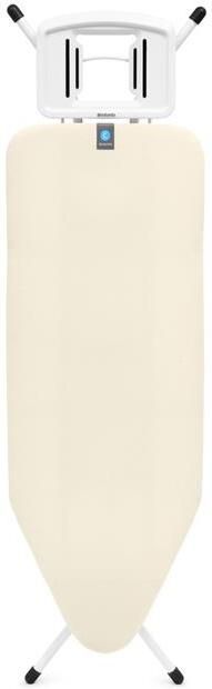 Brabantia Strijkplank C 124x45 cm met solide strijkijzerhouder Ecru