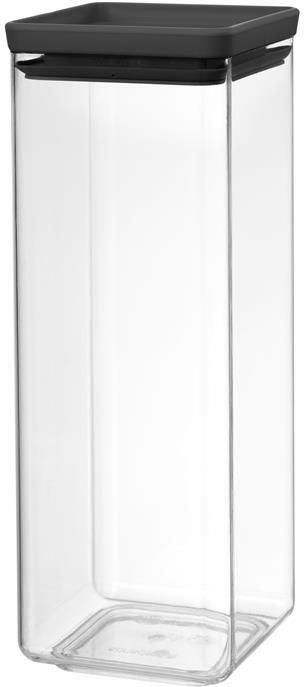 Brabantia Tasty+ Stapelbare Voorraadbus 2 5 L Dark Grey