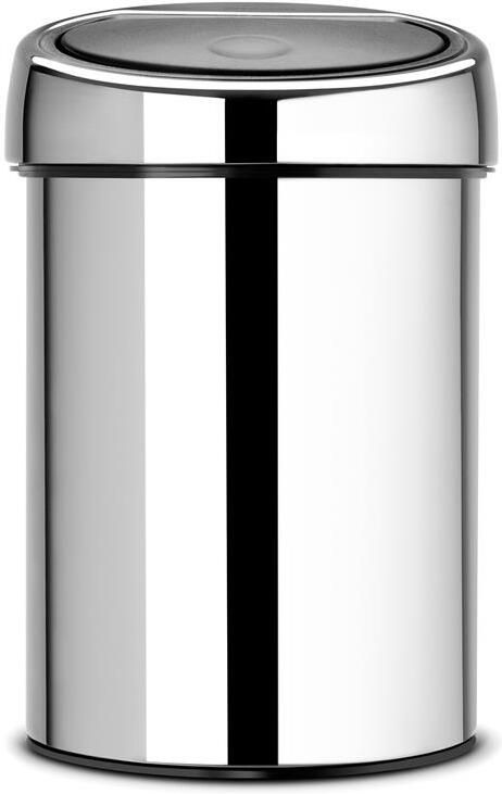 Brabantia Touch Bin Wandafvalemmer 3 Liter Glans