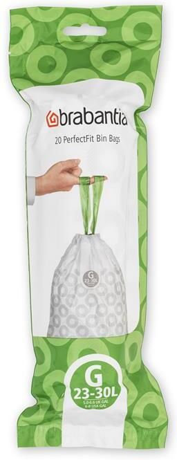 Brabantia Type G PerfectFit Afvalzak 23-30 Liter 20 zakken