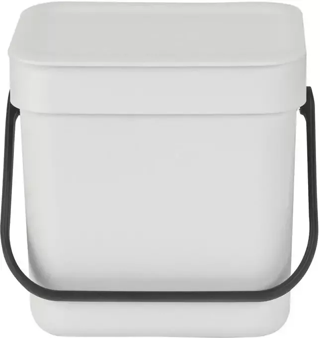 Brabantia Sort & Go Afvalemmer 3 L Grijs