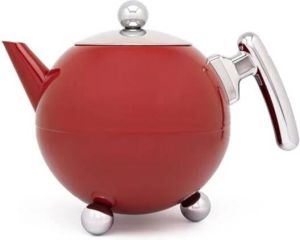 Bredemeijer Theepot Duet Bella Ronde 1 2L carmine red