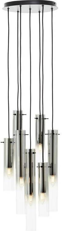 Brilliant Glasini Hanglamp 7-lichts Zwart Gerookt Glas - Foto 1