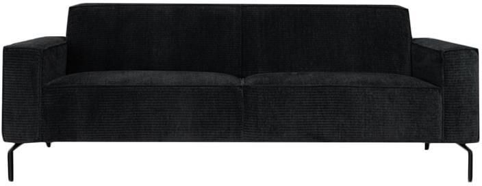 Bronx71 3-zitsbank Kansas antraciet| donkergroen ribstof - Foto 3