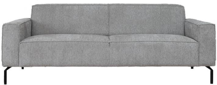 Bronx71 3-zitsbank Kansas ribstof taupe. - Foto 2